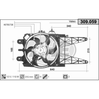 309059  FIAT Punto II 60-80 1.2 8V/16V