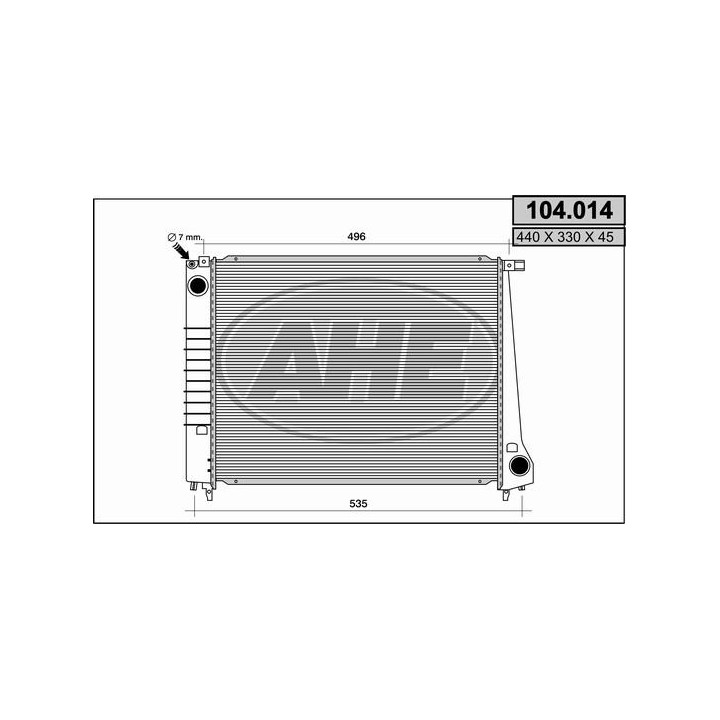 104014  RAD BMW 320 - 325 (E30) M