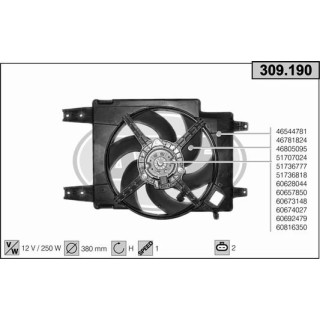 309190  ALFA ROMEO 156 1.6 16V T.S. - 1.8 16V T.S. - 2.0 1