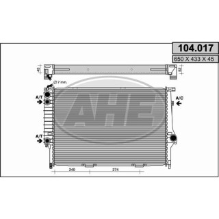 104017  BMW 524 TD - 530 - 540 (E34)