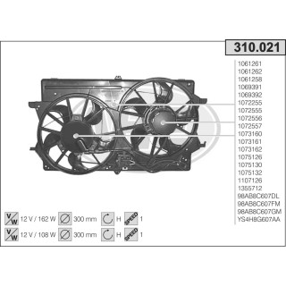 310021  FORD Focus I 1.4 16V-1.6 16V-1.8 16V-2.0 16V-1.8 T