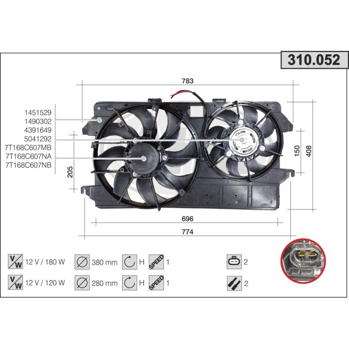 310052  FORD Transit Connect 1.8 16V-1.8 Tddi