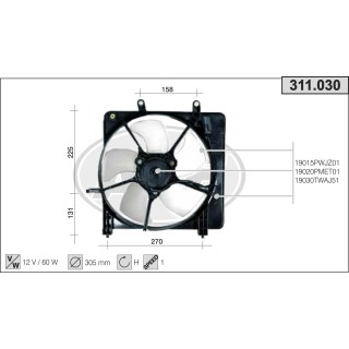 311030  HONDA Jazz 1.2 Dsi-1.4 Dsi  05-