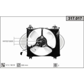 317017  MAZDA 121 87-93