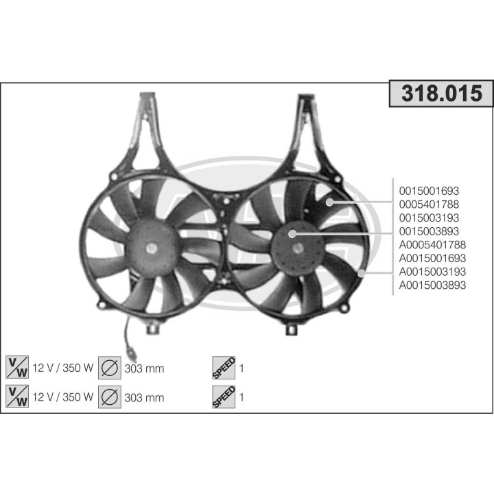 318015  MERCEDES W210 E 220- E 230-E 280-E 320- E 430-220 D-