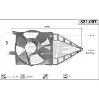 321007  OPEL Combo B 1.2