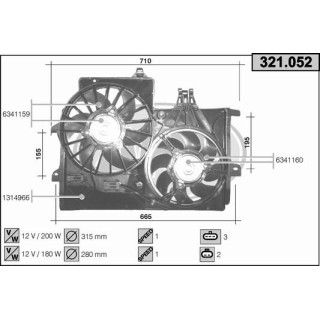 321052  OPEL Meriva 1.7 DTI