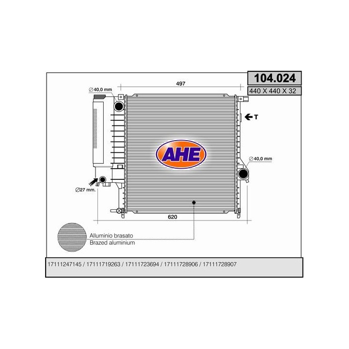 104024  BMW 316 - 318 - 320 - 325 (E30)