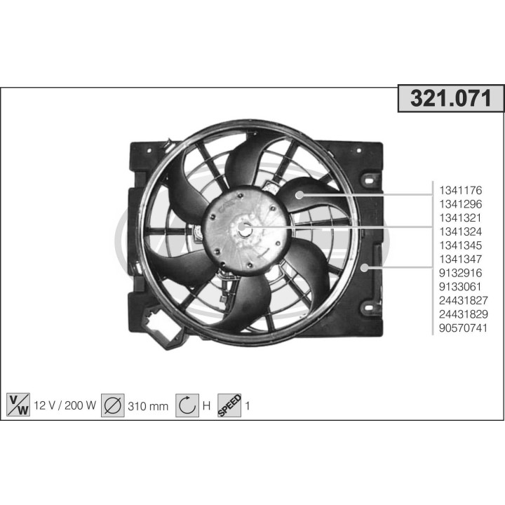 321071  OPEL Astra G 1.2 16V-1.4 16V-1.6 16V-1.8 16V