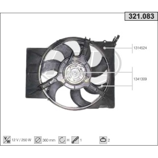 321083  FAN OPEL Astra F 1.7 Turbodiesel 91-99