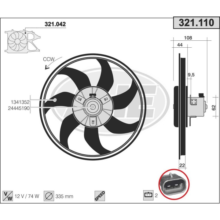 321110  Corsa C (F08, F68) -- 20001.2 16VH+/-09.00-08.