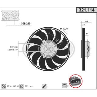 321114  OPEL  Signum/Vectra C 1.8 - 1.9CDTi - 2.0 - 2.2 -