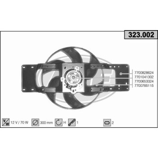 323002  RENAULT Clio I 1.1-1.2-1.4-1.7
