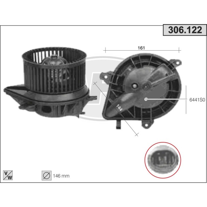 306122  TURBINA CITROEN/PEUGEOT PARNET