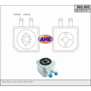 802005  AUDI A3 (8L1) / A4 (8D2, B5, 8E2, B6) VOLKSWAGEN N