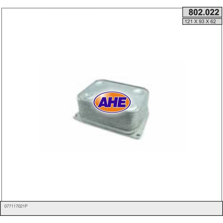 802022  Oilcooler VOLKSWAGEN Touareg 4.2 12.02-11.06