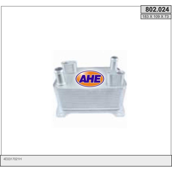 802024  Oilcooler AUDI/VW A8/Passat VI/Phaeton 2.0/3.0/4.2