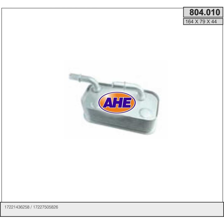 804010  Oilcooler BMW Serie 3 E46 316i/318i-d/320i-d/323i/