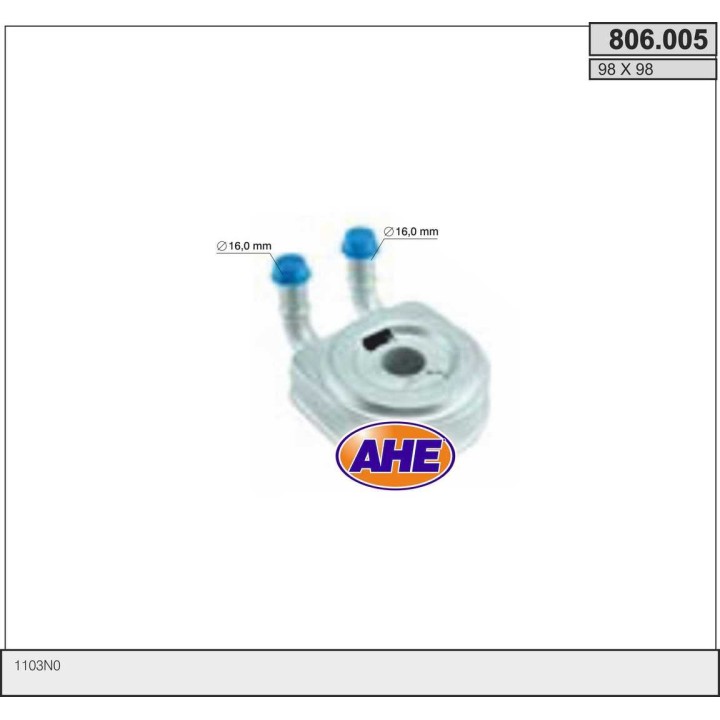 806005  Oilcooler CITROEN/PEUGEOT Berlingo/C4/Xsara
