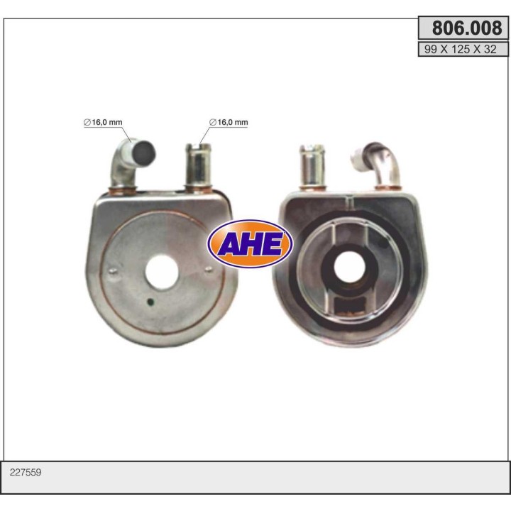 806008  Oilcooler CITROEN/PEUGEOT C4/DS4/Xsara/206/307/308