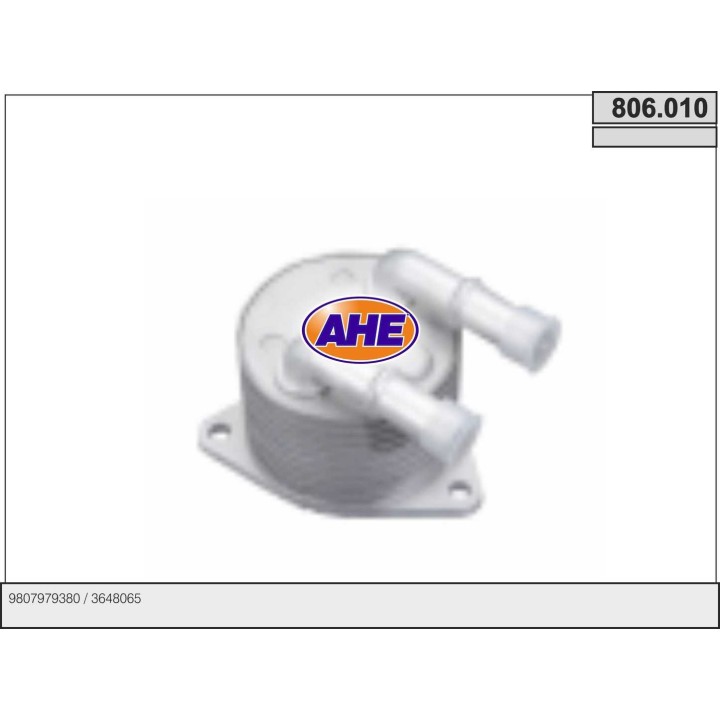 806010  OILCOOLER CITROEN/OPEL/PEUGEOT C3 I/C4/CACTUS 10-