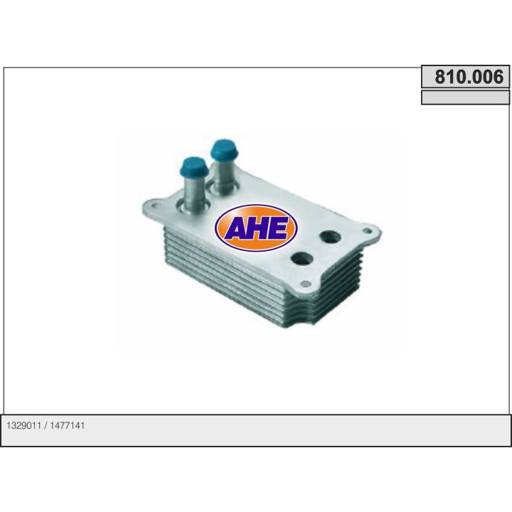 810006  OILCOOLER FORD MONDEO III/TRANSIT VI/X TYPE 2.0 05