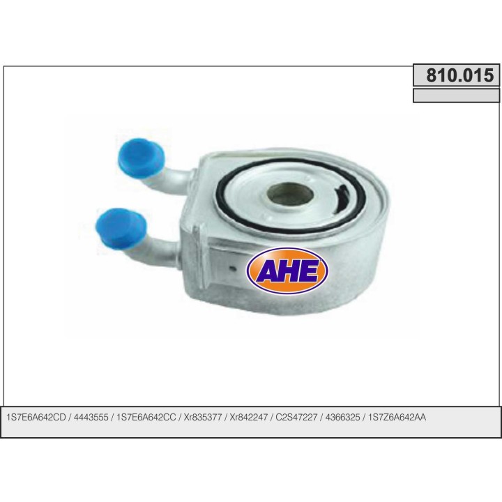810015  OILCOOLER FORD/JAGUAR MONDEO III/S-PZTYPE/X-TYPE2