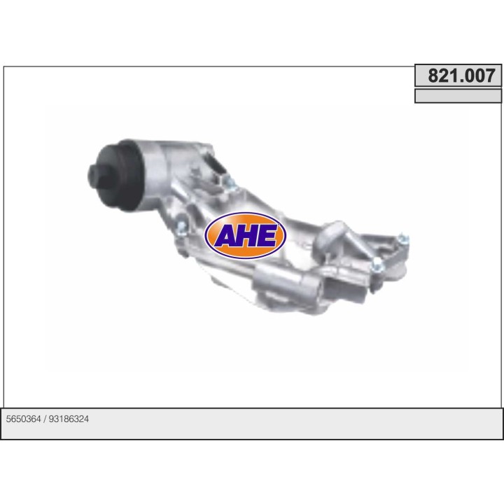 821007  OILCOOLER CHEVROLET/OPEL AVEO