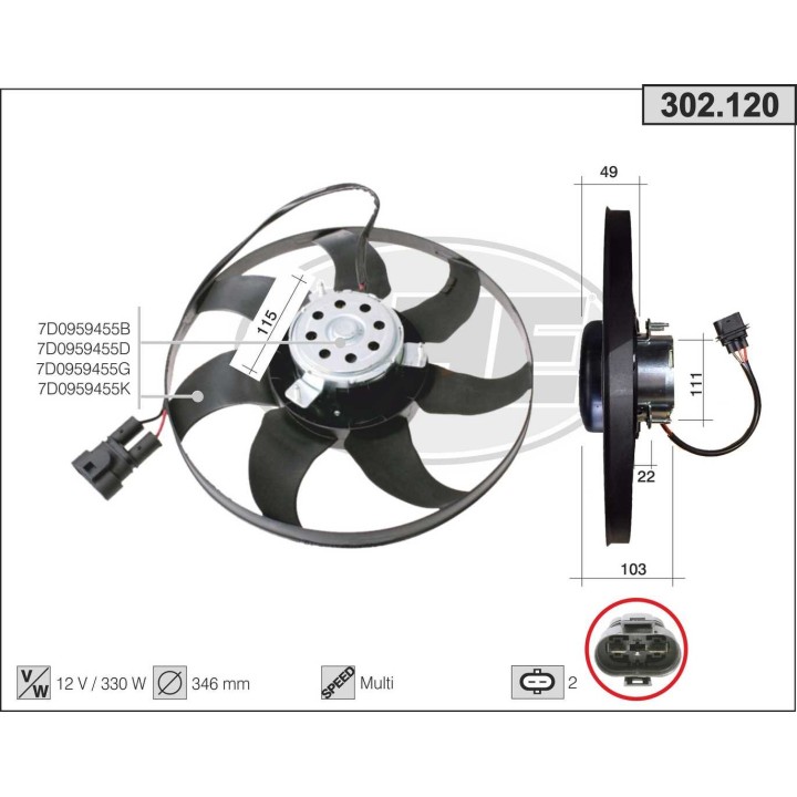 302120  VOLKSWAGEN Transporter IV Furgonato (70XA) 2.5 - 2