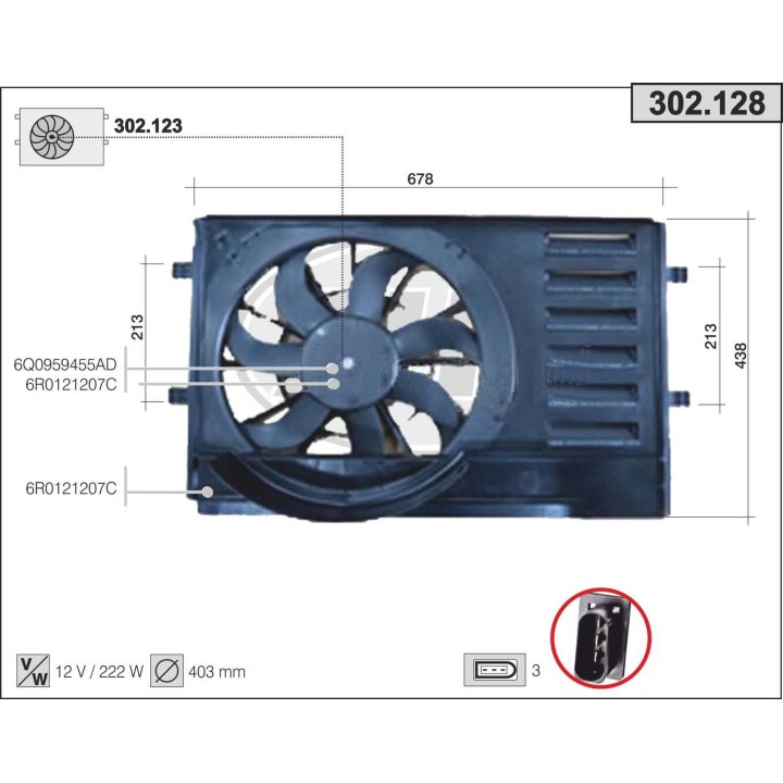 302128  SEAT/SKODA/VW Cordoba/Ibiza III/Ibiza IV/Toledo IV