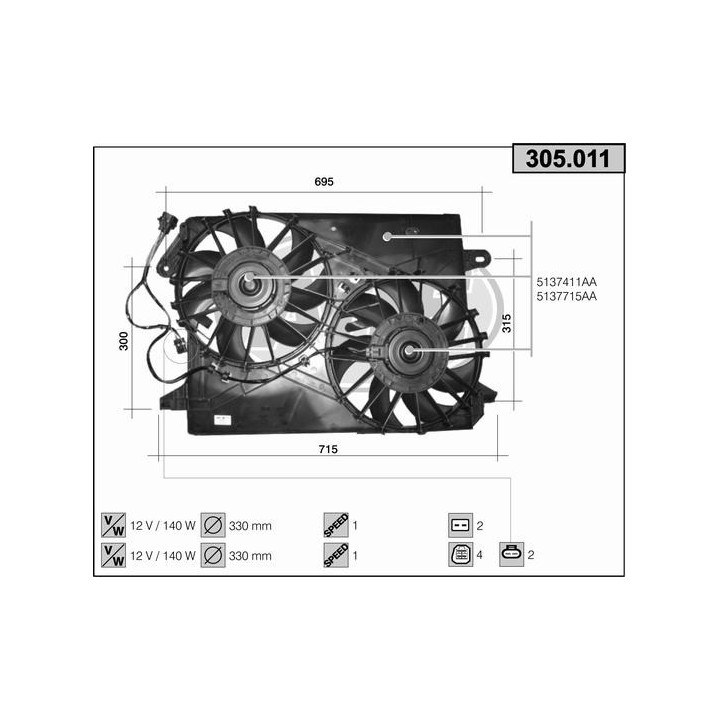 305011  CHRYSLER 300 C -- 2004/2010