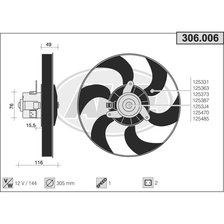 306006  CITROEN Berlingo 1.4 8V