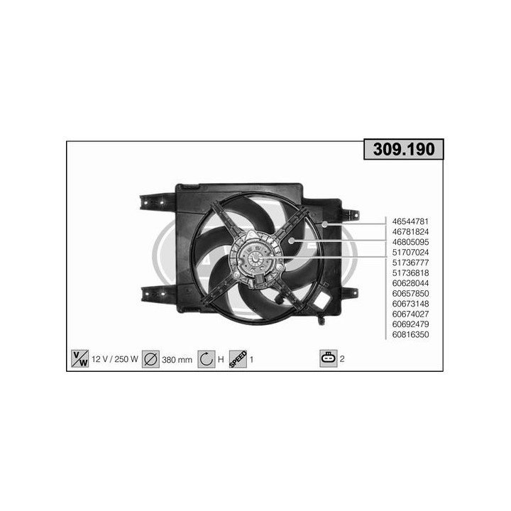 309190  ALFA ROMEO 156 1.6 16V T.S. - 1.8 16V T.S. - 2.0 1