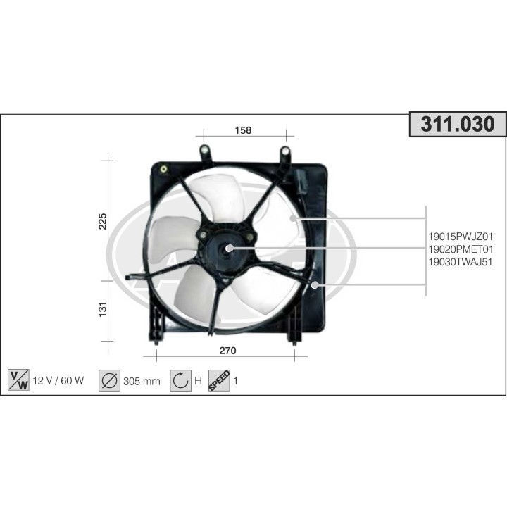 311030  HONDA Jazz 1.2 Dsi-1.4 Dsi  05-