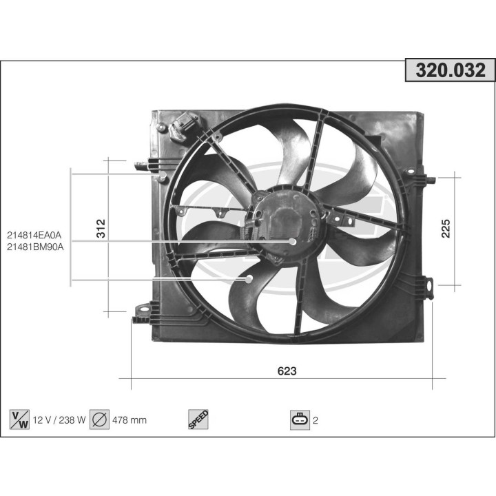 320032  NISSAN Qashqai (J11, J11_) 1.2 DIG-T - 2.0 / RENAU