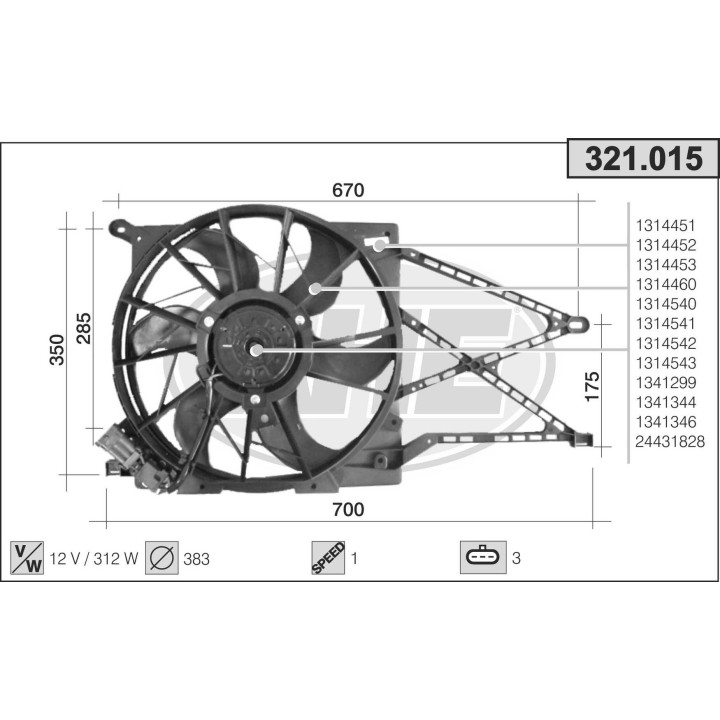 321015  OPEL Astra G 1.8 16V-2.0 16V-1.7 TD-2.0 DI 16V