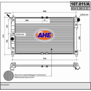 107011/A  DAEWOO - CHEVROLET Lanos 1.3-1.5-1.6