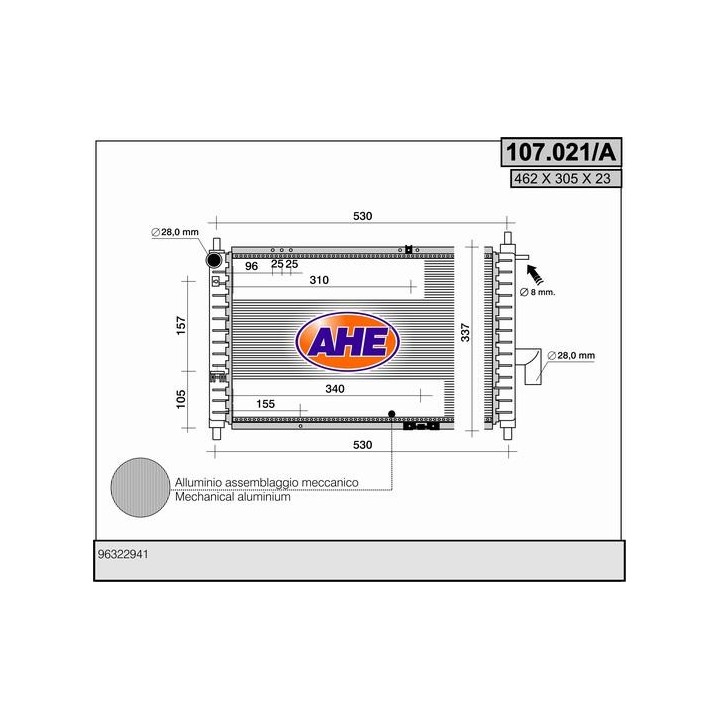 107021/A  DAEWOO - CHEVROLET Matiz II