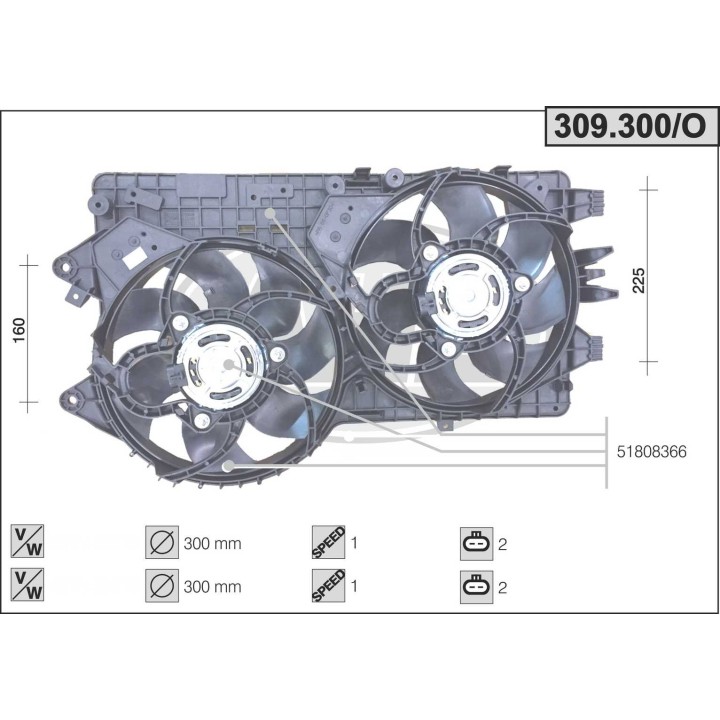 309300/O  FIAT Bravo / Bravo Abarth 1.8 Turbo