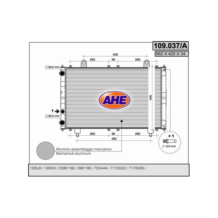 109037/A  Radiado 24 2.5 Turbodiesel CITROEN C25/FIAT DUCATO