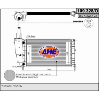 109328/O  LANCIA Y 1.1-1.2 8V