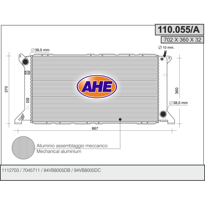 110055/A  FORD Transit V 2.5TD