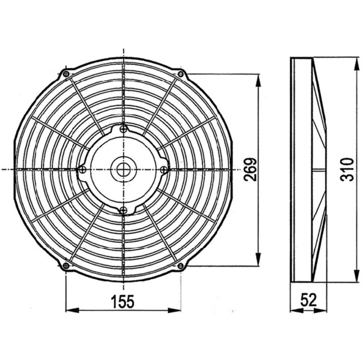 20702100  ELECTROVENTILADOR ASP 12V