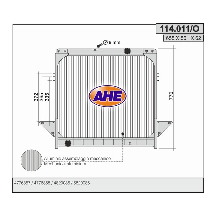 114011/O  IVECO 115.14/17-135.11/14/17-145.17