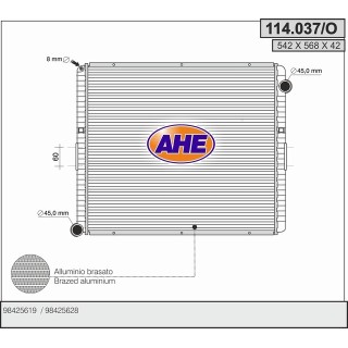 114037 Rad. IVECO Eurocargo E15/E18/E21/E22 01.91-09.15
