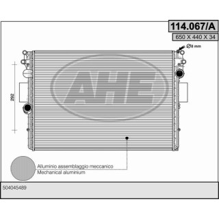 114067/A  IVECO DAILY 2.0 TD/ 136-166 CV/ 03 (650x456x36 AP)