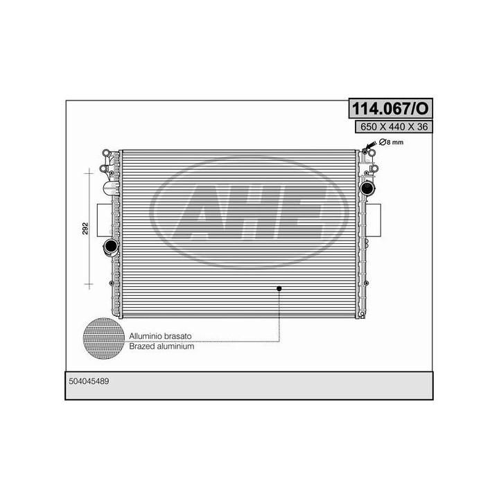 114067/O  IVECO DAILY 2.0 TD/ 136-166 CV/ 03 (650x456x36 AP)