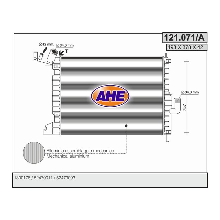 121071/A  OPEL Vectra B 2.0 Tdi 16V