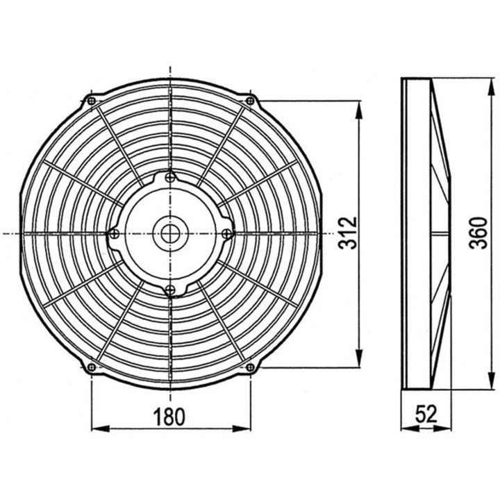 20166037  ELECTROVENTILADOR SOP 330MM 24V