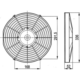 20166030  ELECTROVENTILADOR SOP 305MM 24V